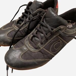 Black and Red Coach Ballet Sneakers